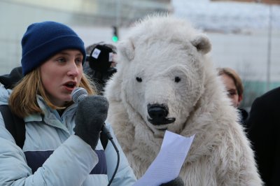 Catharina Korkman är en av initiativtagarna till klimatstrejken.